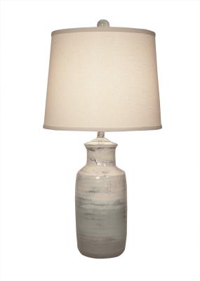 Alabaster Tall Pottery Table Lamp