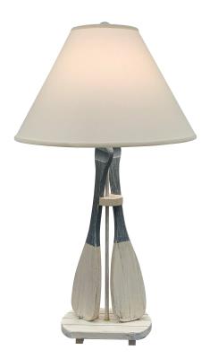 Cottage/Slate 2 Paddle Table Lamp