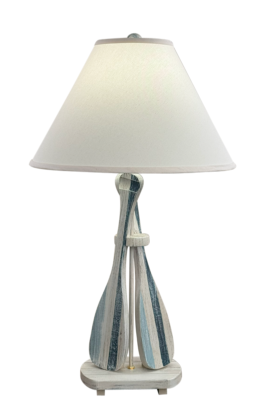 Nautical Stripe 2 Paddle Table Lamp