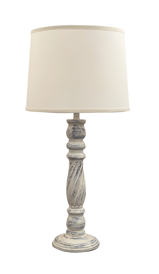 Shabby Nautical Swirl Table Lamp