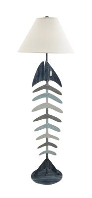 Nautical BoneFish Floor Lamp