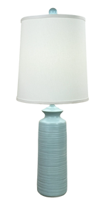 White Washed Seaside Villa Tall Slender Table Lamp