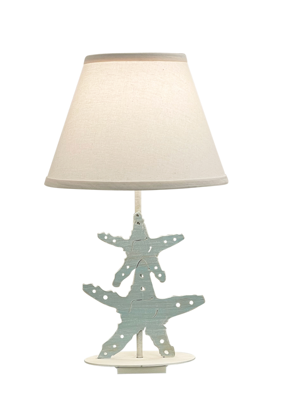 Beachside Iron 2 Starfish Accent Lamp