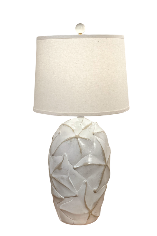 Farmhouse/Sisal Starfish Table Lamp