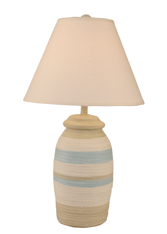 Ocean Spa Ribbed Accent Lamp - Coast Lamp Shop