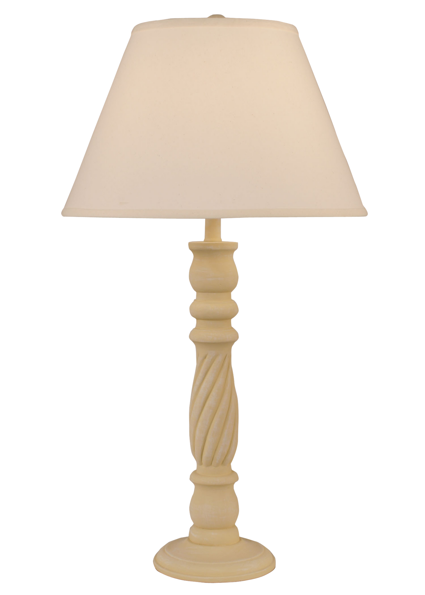 Weathered Golden Rod Swirl Table Lamp - Coast Lamp Shop