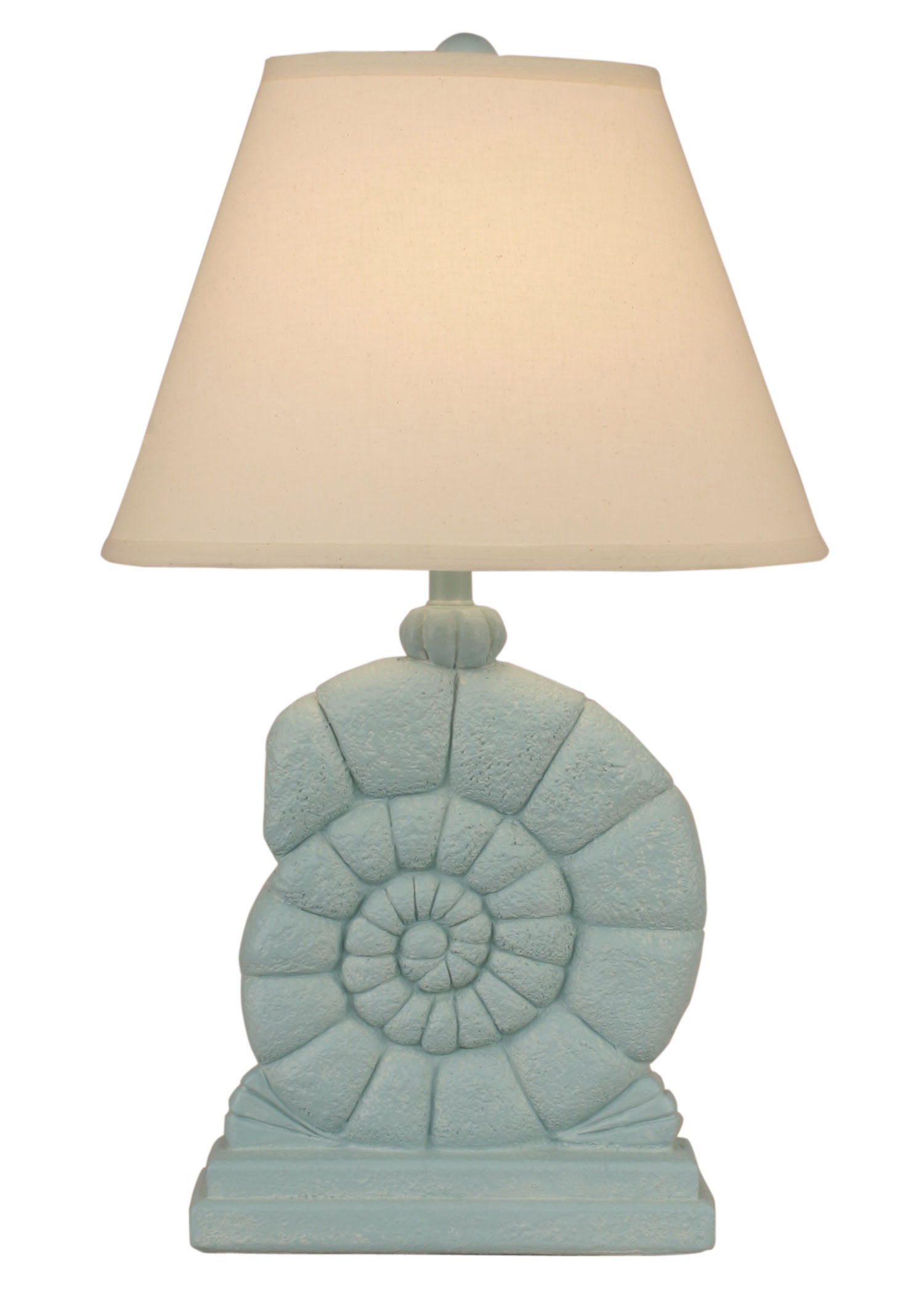 Atlantic Grey Wash Sea Snail Table Lamp - Coast Lamp Shop