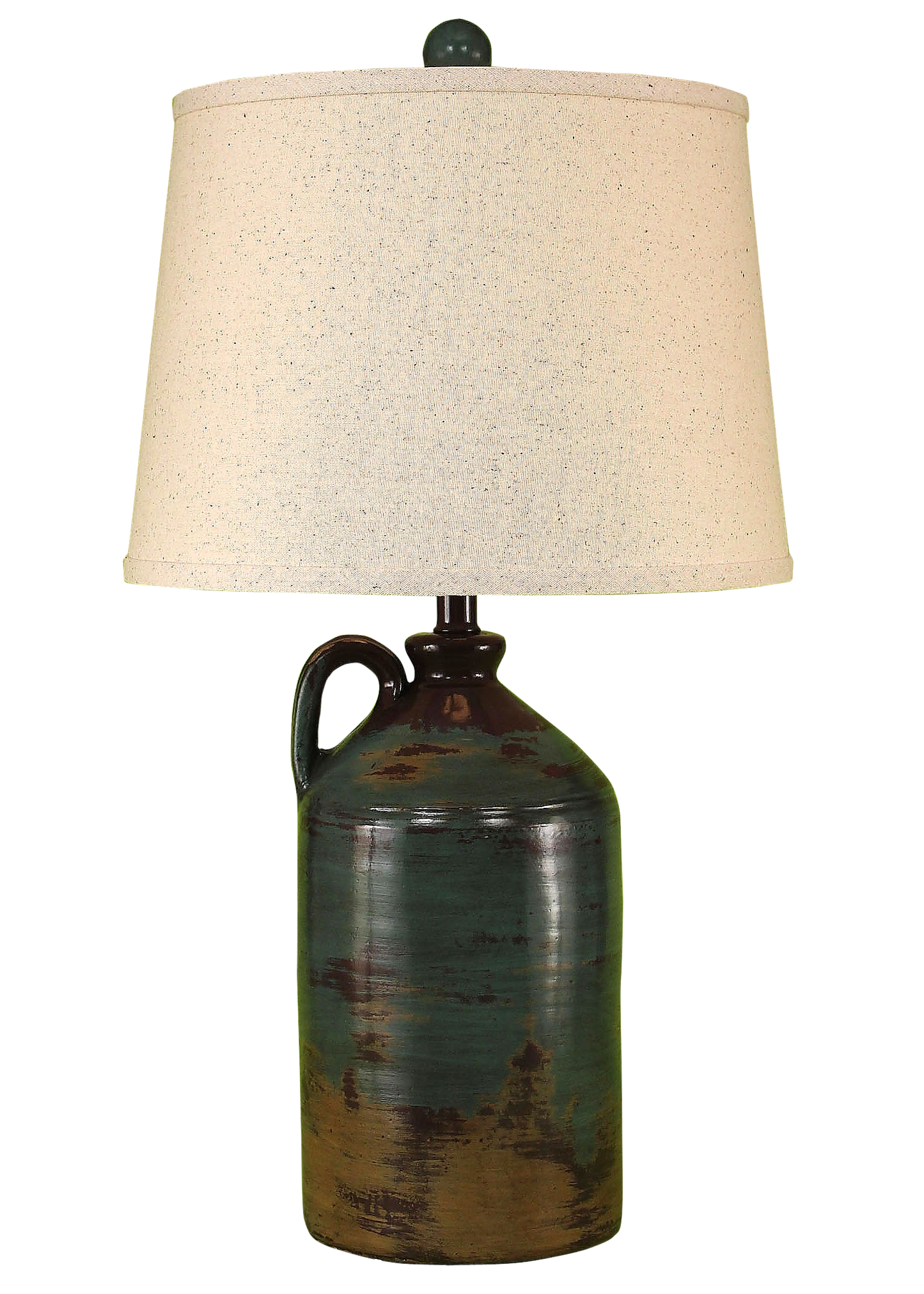 Harvest 1 Handled Pottery Table Lamp - Coast Lamp Shop