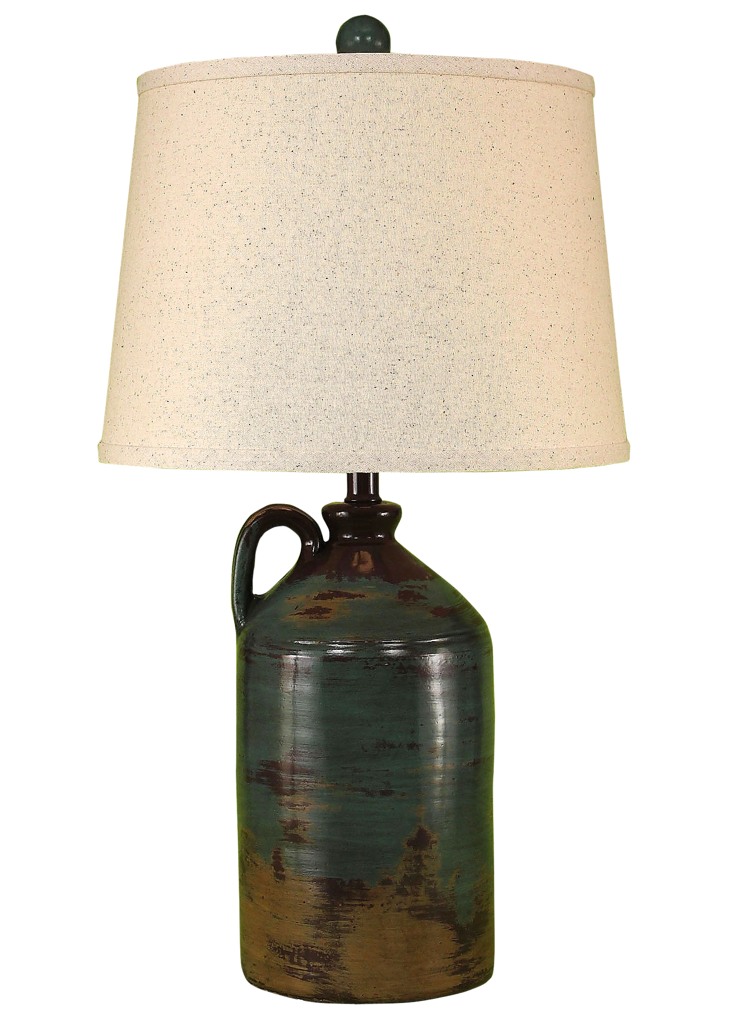 Harvest 1 Handled Pottery Table Lamp - Coast Lamp Shop