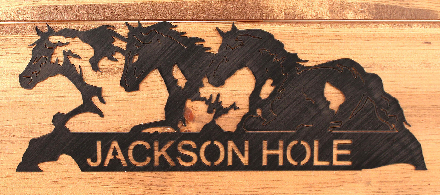 Iron Horses Personalized Sign - Coast Lamp Shop