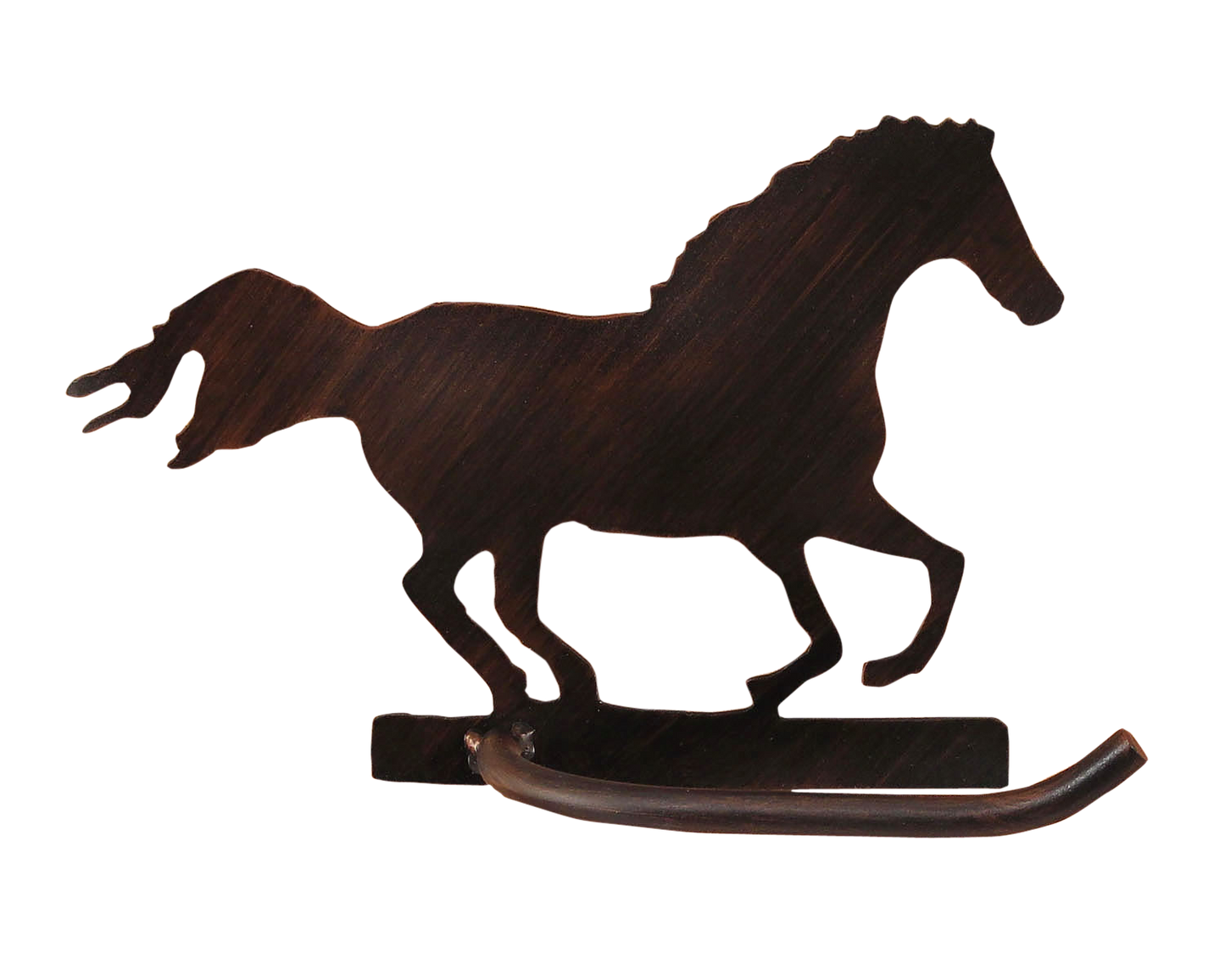 Iron Running Horse Arm Toilet Paper Holder - Coast Lamp Shop