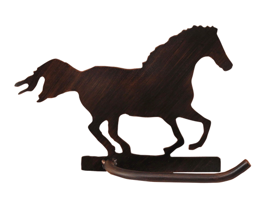 Iron Running Horse Arm Toilet Paper Holder - Coast Lamp Shop