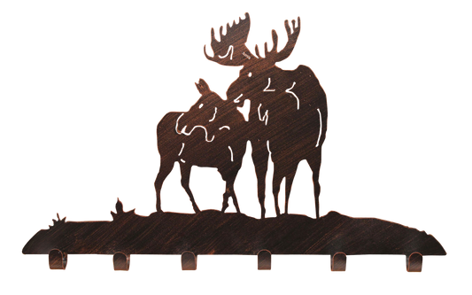 Iron Moose Coat Rack - Coast Lamp Shop