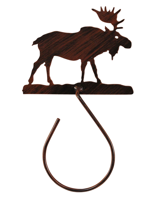 Iron Moose Hand Towel Holder - Coast Lamp Shop