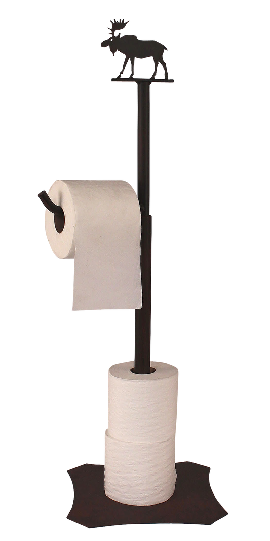 Iron Moose Toilet Paper Stand - Coast Lamp Shop