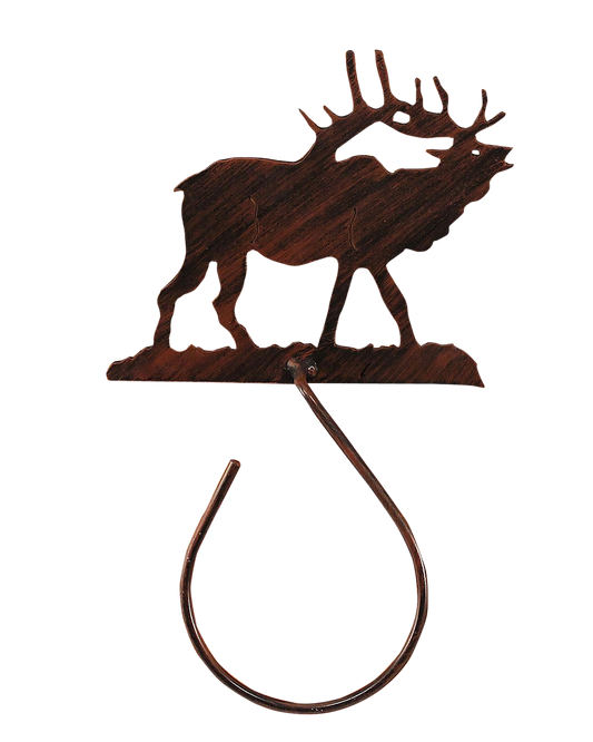 Iron Elk Hand Towel Holder - Coast Lamp Shop