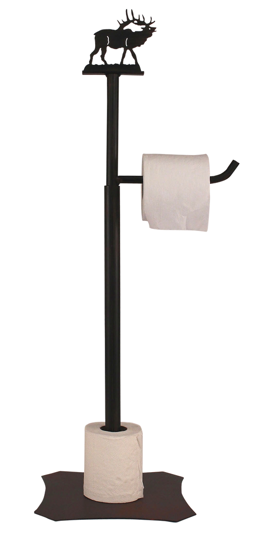 Iron Elk Toilet Paper Stand - Coast Lamp Shop