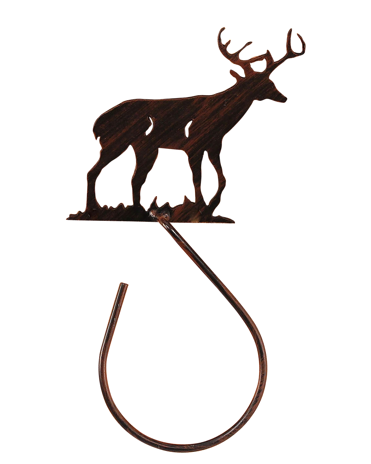 Iron Deer Hand Towel Holder - Coast Lamp Shop