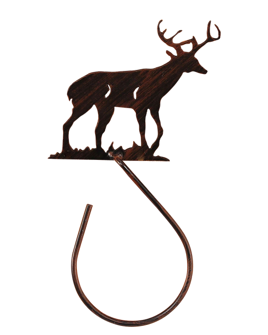 Iron Deer Hand Towel Holder - Coast Lamp Shop