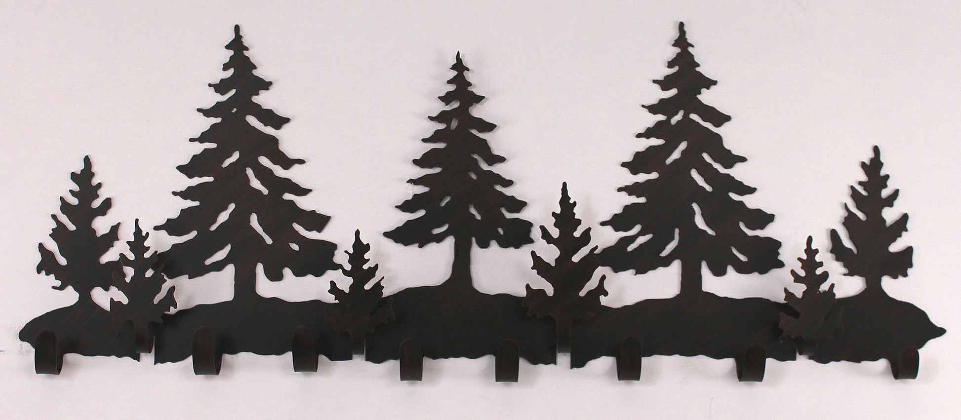 36" Iron Pine Tree Coat Rack - Coast Lamp Shop