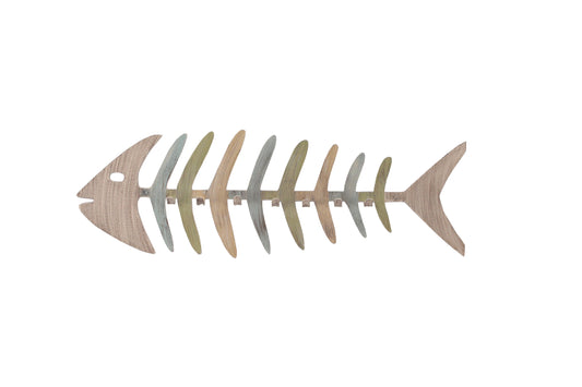 Cottage/Summer Bonefish Coat Rack - Coast Lamp Shop