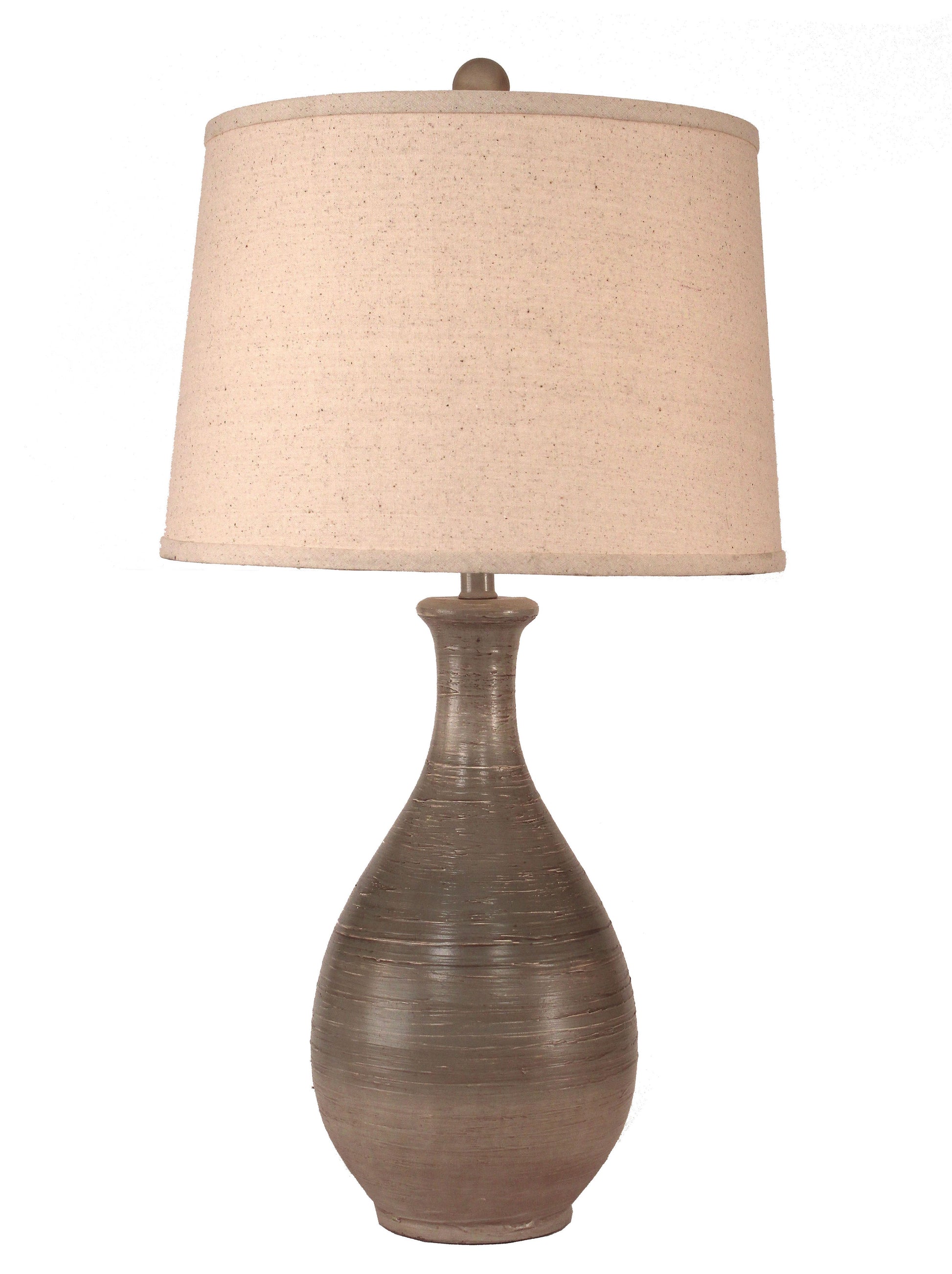 Storm Ridged Tear Drop Table Lamp - Coast Lamp Shop