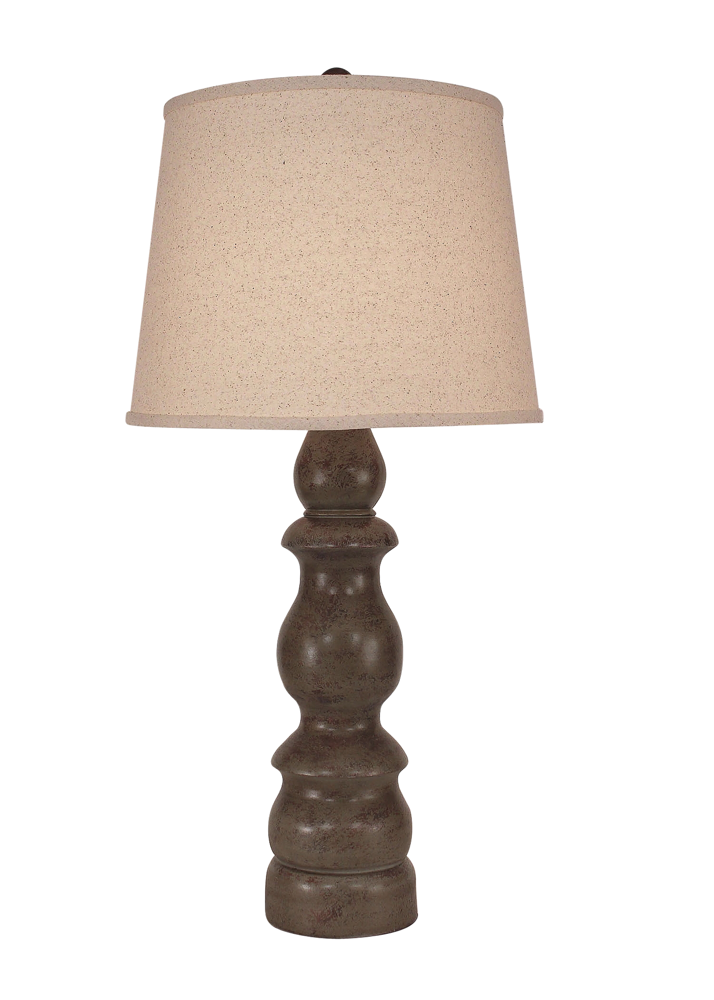 Tarnished Pale Grey Farmhouse Table Lamp - Coast Lamp Shop