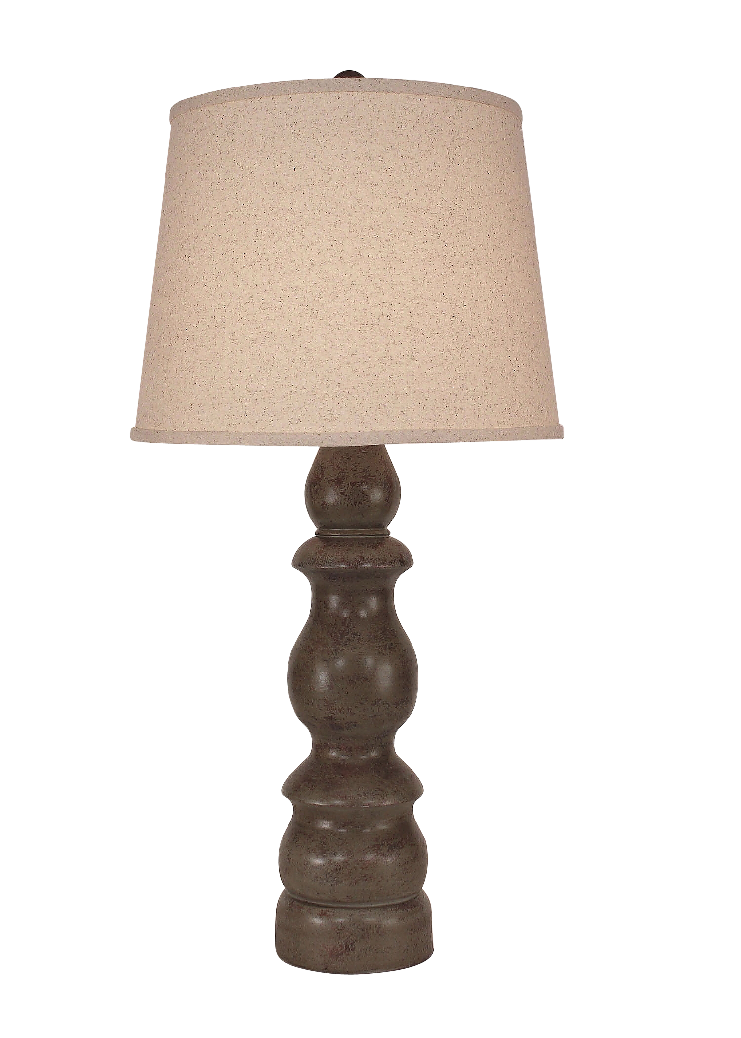 Tarnished Pale Grey Farmhouse Table Lamp - Coast Lamp Shop