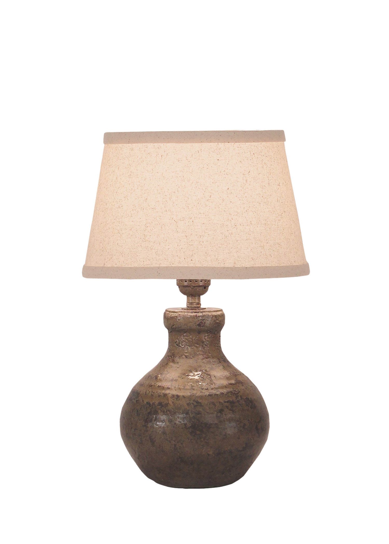 Tarnished Cottage Mini Clay Accent Lamp - Coast Lamp Shop