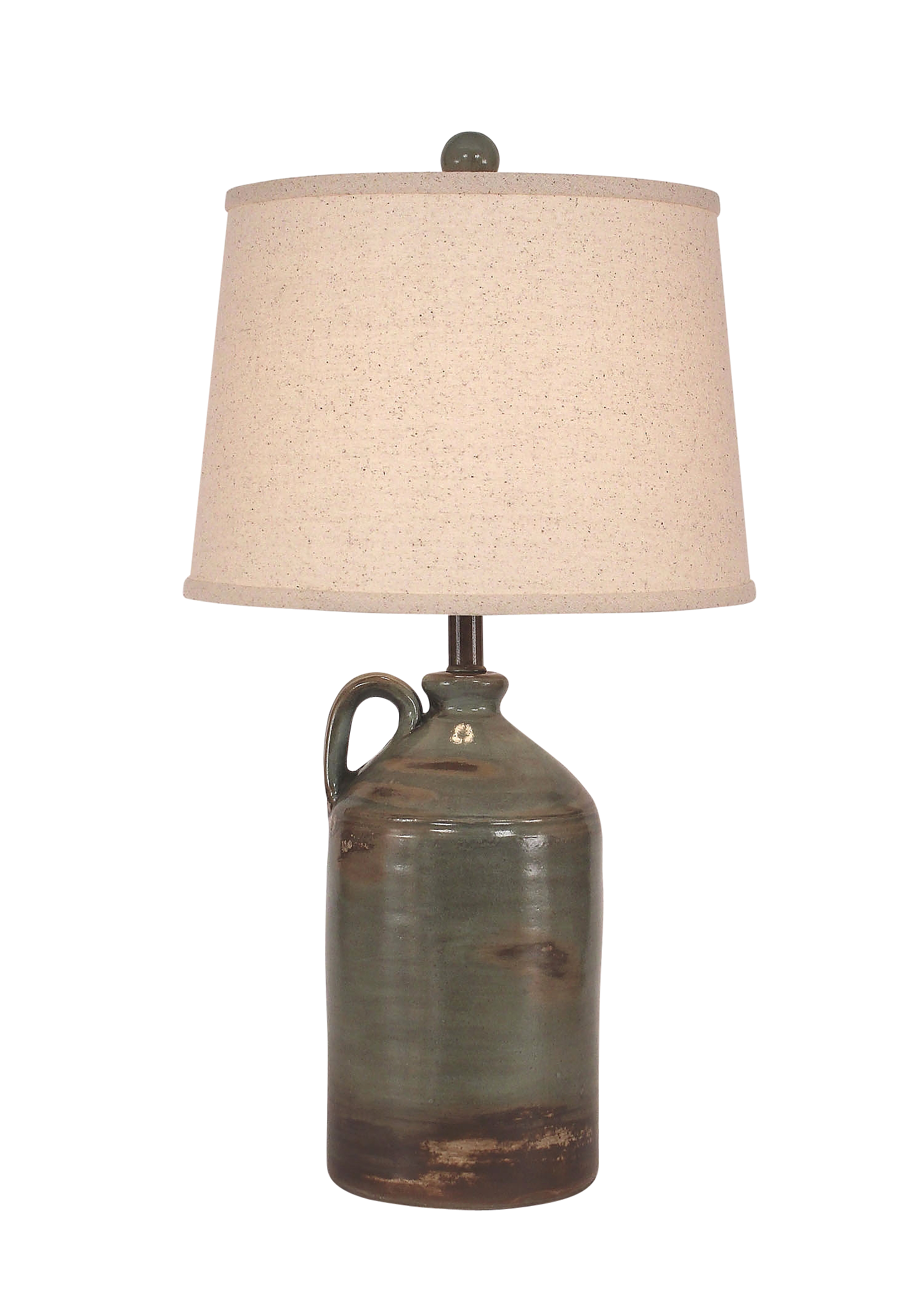 Harbor 1-Handle Pottery Jug Table Lamp - Coast Lamp Shop