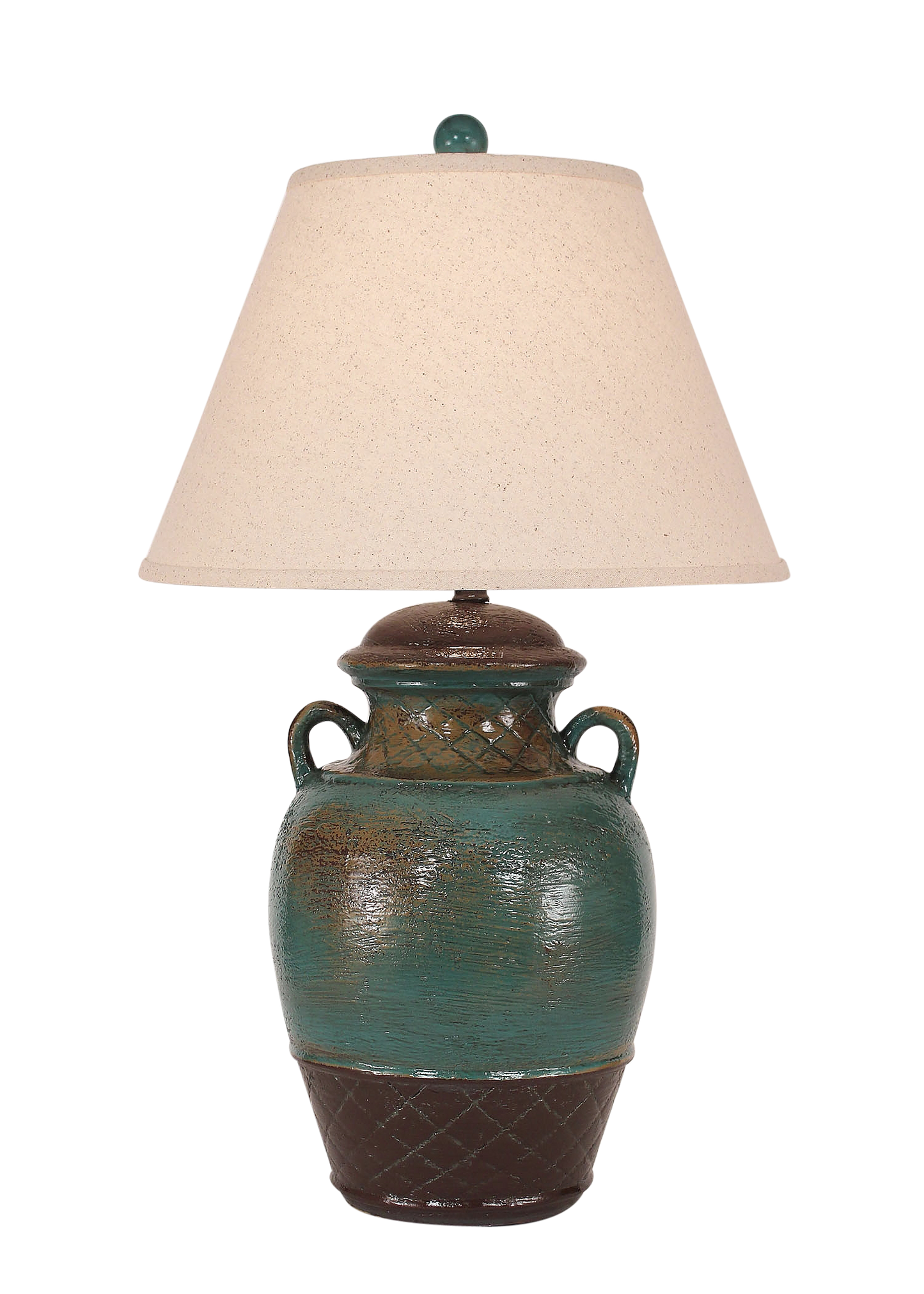 Harvest Ginger Jar w/ 2 Handles - Coast Lamp Shop