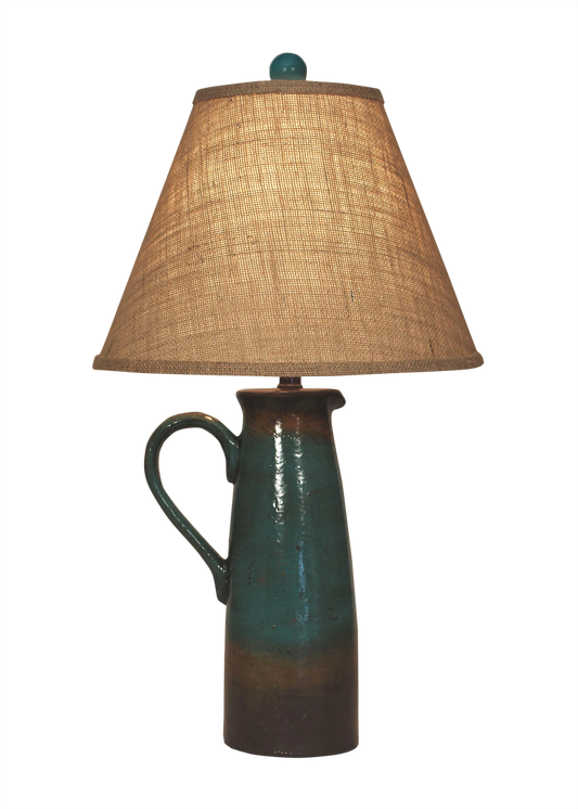 Harvest Large Handle Pitcher Table Lamp - Coast Lamp Shop