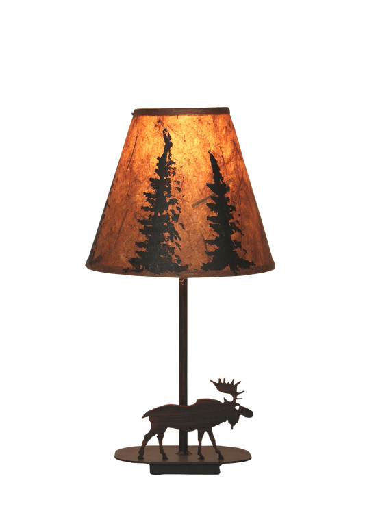 Mini Iron Moose Lamp - Coast Lamp Shop